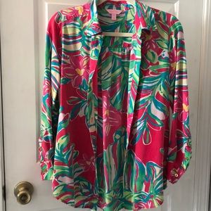 Lilly Pulitzer button down blouse